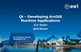 Qt – Developing ArcGIS Runtime Applicationsproceedings.esri.com/library/userconf/devsummit-dc14/papers/dsdc_03.pdf · ArcGIS Runtime SDK for Qt • Operating Systems (development