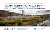 IGF-OECD PROGRAM TO ADDRESS BEPS IN MINING … · However, pricing is not always straightforward. It may be complicated by the different stages of mineral beneficiation, the lack