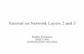 Tutorial on Network Layers 2 and 3 - IETFTutorial on Network Layers 2 and 3 Radia Perlman Intel Labs (radia@alum.mit.edu) 2 ... – Compute a forwarding table . 49 Network Layer •