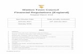 Watton Town Council Financial Regulations [England] Watton Town Council Financial Regulations [England]