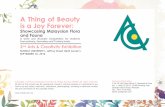 A Thing of Beauty is a Joy Forever - MINDSminds.com.my/images/pdf/ACE2016ebook.pdf · “A Thing of Beauty is a Joy Forever” ... to improve English proficiency and to further develop