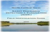 Illicit Discharge Detection & Elimination (IDDE)Field Investigation Example Dye discharge – City of Garland The City of Garland noticed a red color in a creek and traced it back