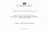 Saleski Grosmont Project Phase 1 Alberta … 2008/03...10.4 ASSESSMENT OF FUTURE EXPANSION OR COMMERCIAL FIELD APPLICATION AND DISCUSSION OF REASONS 70 Laricina Energy Ltd. Saleski