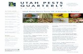 Utah Plant Pest QUARTERLY · currant, tobacco streak virus in zucchini, and alfalfa mosaic virus in tomato and potato. Summer 2016 - New Honeybee Pest Detected in Utah In April 2016,
