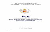 THE REPUBLIC OF MONTENEGRO THE MINISTRY OF EDUCATION … · 2009-11-30 · THE REPUBLIC OF MONTENEGRO THE MINISTRY OF EDUCATION AND SCIENCE MEIS ... 4.2.2. CEFT Project Implementation