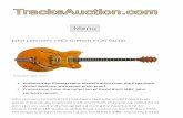 John Lennon’s 1963 Gretsch 6120 Guitar - Tracks Auctionold.ladies.free.fr/JohnLennonGretsch6120/www... · Lennon’s cousin. John Lennon’s Gretsch 6120 Chet Atkins Nashville model