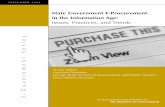State Government E-Procurement in the Information Age · 2018-01-24 · and managerial challenges and recommendations include: • Assessing funding alternatives for e-procurement