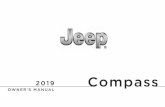 2019 Jeep Compass Owner's Manual - Dealer.com US · dealer knows your Jeep® vehicle best, has factory-trained technicians and genuine MOPAR® parts, and cares about your satisfaction.