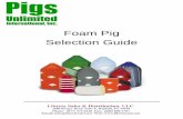 Foam Pig Selection Guide - Liberty Sales and …...Applications: Daily pigging where pressures are low, but cleaning is needed to reduce rapidity of buildups. Used as a gauging pig