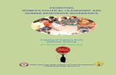 PROMOTING WOMEN’S POLITICAL LEADERSHIP AND GENDER ... · Promoting Women’s Political Leadership and Gender Responsive Governance Report on Training of Trainers of Dharwar District