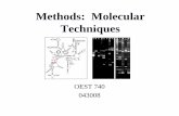 Methods: Molecular Techniquesmcooney/oest740/Biofilms_Methods_2_ppt.pdf · Introduction Molecular BiologyMolecular Biology – investigates theinvestigates the structure and function