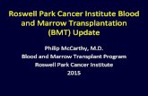 Blood and Marrow Transplantation (BMT) Update · 2020-03-02 · • 07/15: Sibling (female) allogeneic blood stem cell transplant after fludarabine and melphalan, Day +22 bone marrow