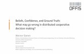 Beliefs, Confidence, and Ground Truth: What may go wrong ... · Beliefs, Confidence, and Ground Truth: What may go wrong in distributed cooperative decision making? Werner Damm Director,