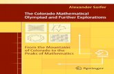 The Colorado Mathematical Olympiad - WordPress.com · The Colorado Mathematical Olympiad is just one way Alexander demonstrates his love for mathematics, his love for teaching, his