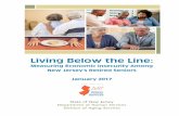 Living Below the Line · 2019-01-10 · Public Law 2015, Chapter 53, mandated the NJ Department of Human Services (DHS) to update the New Jersey Elder Economic Security Standard Index
