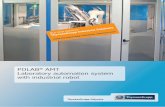 POLAB AMT, gb - 1626 · POLAB® AMT The laboratory automation system with industrial 6-joint robot POLAB® AMT, a laboratory automation system of modular design, is equipped with