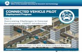 Day 2: Overcoming Challenges in Concept Development, USDOT … · 2015-10-02 · Provide sites with the USDOT perspective on CV technology deployment, oriented by CV Deployment Site