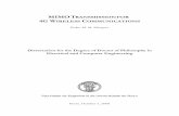 TITLE PAGE MIMO T RANSMISSION FOR 4G WIRELESS … · TITLE PAGE MIMO T RANSMISSION FOR 4G WIRELESS COMMUNICATIONS Pedro M. M. Marques Dissertation for the Degree of Doctor of Philosophy