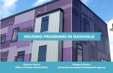 HOUSING PROGRAMS IN NASHVILLE · 2018-07-18 · HOUSING DEFINITIONS Area Median Income $74,900 Affordable Housing (0-60% of AMI) $0-$50K Workforce Housing (60%-120% MHI) Housing is