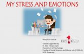 MY STRESS AND EMOTIONS - UCSI 1 Carducsi1card.com/sites/default/files/tips_aug_2018.pdf · Feelings that tend to be less intense than emotions and lack a contextual stimulus EMOTIONS