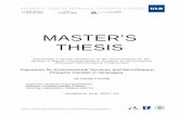 MASTER’S THESIS - FIR-PRI AWARDS · MASTER’S THESIS Submitted in partial fulfillment of the requirements for the ... In this thesis I try to give an evaluation, using the case