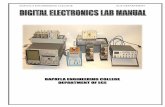 BAPATLA ENGINEERING COLLEGE ECE DEPARTMENT DE Lab.pdfUseful IC Pin details IC NUMBER Description of IC 7400 Quad 2 input NAND GATE 7401 Quad 2input NAND Gate (open collector) 7402