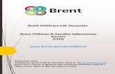 Brent Childcare Job Vacancies Brent Children & …...Writing a CV A curriculum vitae (CV) can be used when replying to adverts which say send full details or ask for a CV and when