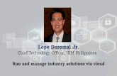 Lope Doromal Jr. - ASEAN Bankersaseanbankers.org/ABAWeb/files/Resources/IBM_-_Driving_Innovation_thru_APIs_and_the...Lope A. Doromal Jr. Chief Technology Officer IBM Philippines .
