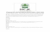 (Papers) SSC Junior Engineer Exam Paper - 2016 held on 02 ......(Papers) SSC Junior Engineer Exam Paper - 2016 "held on 02 March 2017 "Morning Shift( General Engineering) QID : 801