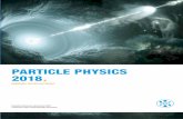 ª PARTICLE PHYSICS 2018ª · problems, from string theory to superconductivity. In the Wolfgang Pauli Centre, a new research building on the DESY campus exclusively designed for