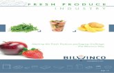 FRESH PRODUCE INDUSTRY · 2016-11-25 · page 2/6 FRESH PRODUCE PREPARED SALADS An example of a custom-built Bilwinco distribution tool for pre-cut lettuce leaves. The internal surface