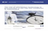 Christian Tanner, Ralf Wölfle, Michael Quade The role of ... · The role of information technology in procurement in the Top 200 companies in Switzerland The study was carried out