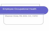 Employee Occupational Healthsdapic.org/wp-content/uploads/2017/10/Oriola... · 36 Neiserria meningiditis Meningococcal polysaccharide vaccine One dose, generally not recommended for