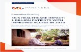 5g’s healthcare impact: 1 billion patients with improved access in …/media/CNBGV2/download/... · 2019-11-01 · 4 Source from STL interview programme –Director, North American