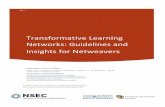 Transformative Learning Networks: Guidelines and Insights ......origin, design and approach to collaborative learning. The second section focuses on how the network contributes to