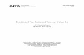 Provisional Peer-Reviewed Toxicity Values for 4 …l EPA/690/R-09/038F Final 2-09-2009 Provisional Peer Reviewed Toxicity Values for 4-Nitroaniline (CASRN 100-01-6) Superfund Health