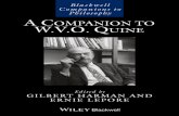 A Companion to W.V.O. Quine - buch · Edited by Simon Critchley and William Schroeder 13. ... preparing this book, ... (2009), and (with Anthony Bruckner) Debating Self-Knowledge