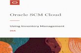 Using Inventory Management · 2020-02-07 · Oracle SCM Cloud Using Inventory Management Preface ii Documentation Accessibility For information about Oracle's commitment to accessibility,