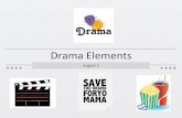 Drama Elements - mrsmurrayenglish.weebly.com · What is the Drama Genre? “A story in dramatic form, typically emphasizing conflict in key characters and written to be performed