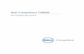 Dell Compellent FS8600 · The purpose of this document is to cover specific implementation concepts or specifics related to the management of a Dell Compellent FS8600 environment.
