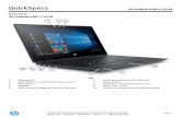 HP ProBook x360 11 G5 EEQuickSpecs HP ProBook x360 11 G5 EE Overview Not all configuration components are available in all regions/countries. c06467148 — DA16563– Worldwide —