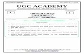 UGC point UGC ACADEMY · 2020-03-09 · UGC point ACADEMY TEST SERIES 21 /11/ 2018 ... This test paper has a total of 55 questions. All sections are compulsory. 2. Read the Questions