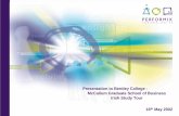 Presentation to Bentley College - McCallum Graduate School ...cis.bentley.edu/mrobbert/ID790/irelandperformix.pdf · Performix Technologies - The first 4 years • Established in