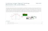 Linking Large Signal Testing etween Q and R&D - Klippel · 2017-08-23 · Linking Large Signal Testing etween Q and R&D AN 65 Application Note for the KLIPPEL R&D and QC SYSTEM (Document