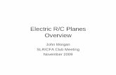 Electric R/C PlanesElectric R/C • Small or Large –Electric Power can meet your needs! – E-Flite Blade mCX Helicopter 1 oz – ParkZone T-28 RTF 2 lbs • (Jim, Carl, Rodney,