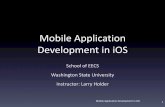 Mobile Application Development in iOSholder/courses/MAD/slides/01-Introduction.pdf · Course Topics •Swift •Storyboarding and UI design •Navigation and segues •Tables •Settings