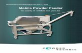  · Powder Technic's batch dosing equipment is designed for dosing of accurately weighed batches. The equipment contains a prog- rammable logic controller, weighing modu- les, a legal-for-trade