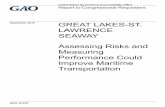 GAO-18-610, GREAT LAKES-ST. LAWRENCE SEAWAY: Assessing … · 2018-09-18 · GAO was asked to review efforts to modernize the Great Lakes-Seaway. This report examines (1) shipping