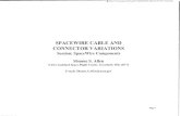 SPACEWIRE CABLE AND CONNECTOR VARIATIONS · SPACEWIRE CABLE AND CONNECTOR VARIATIONS Session: Spacewire Components Shaune S. Allen ... Eye Pattern at 200 Mbps - , . . . . . .. Fie