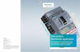 One system. Worldwide application.0/3va-ul-broschuere-en.pdf · • Tested in accordance with UL 489 and IEC 60947-2 • Modular, sophisticated, and highly variable system • Extensive